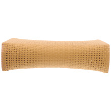 2Pcs Khaki PVC Sauna Pillow Breathable Neck Rest for Spa and Gym
