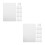 20Pcs Transparent PVC Stencil Sheets for 3D Drawing and Crafting 6