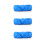 3Pcs Wood Grain Effect Blue Paint Roller for Home Wall Decoration 8