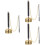 3Pièces Instrument Bouddhiste Chime Flexible Doré Pour Méditation 7
