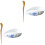 2Sets Assorted Color Ceramic Tea Scoop Set for Home Tea Ceremony Use 5