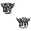 6Pcs Durable Nylon Hard Hat Chin Straps Adjustable Black Bands 7