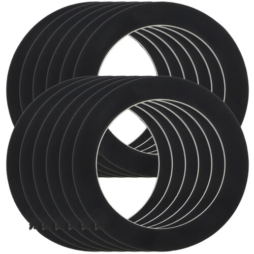 40Pcs Durable Black Plastic Sink Hose Washers Sealing Gaskets