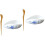 2Sets Assorted Color Ceramic Tea Scoop Set for Home Tea Ceremony Use 6