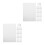 20Pcs Transparent PVC Stencil Sheets for 3D Drawing and Crafting 7