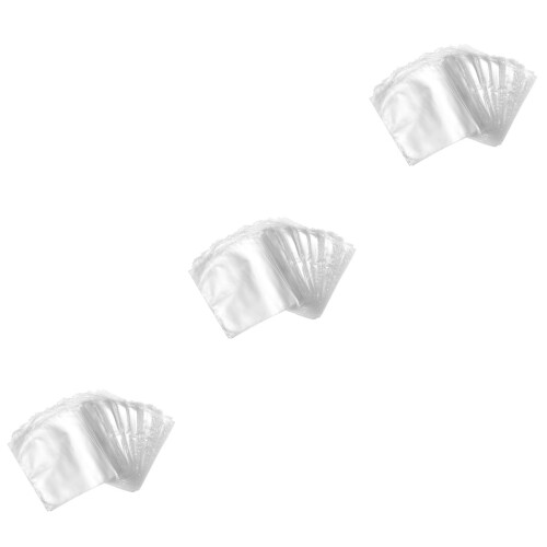 300Pièces Sacs Thermorétractables Blancs Usage Multi DIY 2