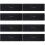 8Pcs Baseball Glove Wrap Band Black Adjustable Elastic Glove Protector 7
