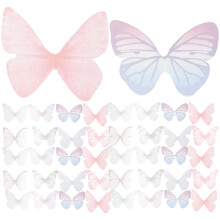 160St Assortiment Vlinder Stoffen Applicaties Voor Party En Kostuums