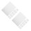 20Pcs Transparent PVC Stencil Sheets for 3D Drawing and Crafting 5