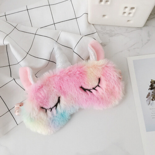 2pcs  Eye Plush Eye Cover For Kids Home Sleeping Work Naps 2