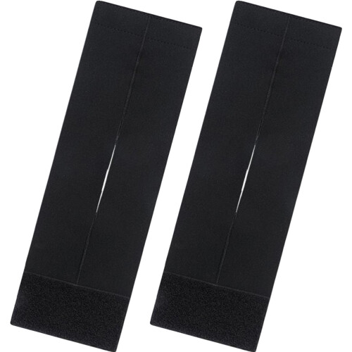 8Pcs Baseball Glove Wrap Band Black Adjustable Elastic Glove Protector 1