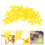 60Pcs Yellow Plastic Four- Propellers for DIY Lab Model Aircraft 10