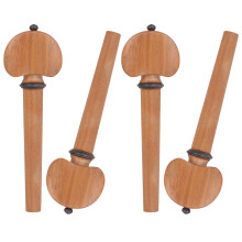 8Pcs Coffee Wood Cello Pegs Practical Replacement Tuning Accessories
