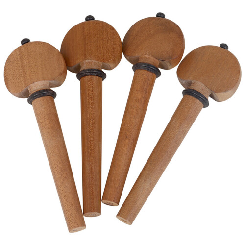 8Pcs Coffee Wood Cello Pegs Practical Replacement Tuning Accessories 1