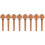 8Pcs Coffee Wood Cello Pegs Practical Replacement Tuning Accessories 4
