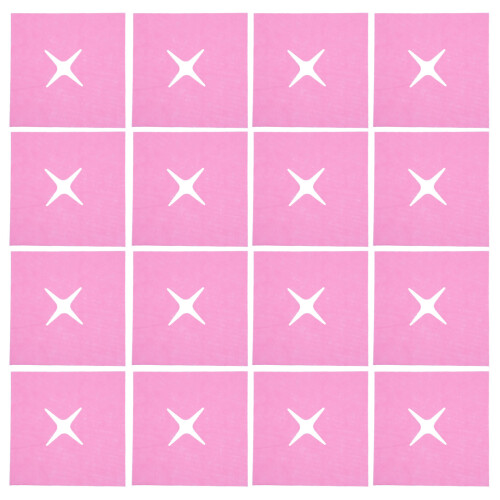 200Pcs Practical Pink Disposable Massage Headrest Mats for Beauty
