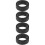 40Pcs Durable Black Plastic Sink Hose Washers Sealing Gaskets 9