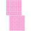 200Pcs Practical Pink Disposable Massage Headrest Mats for Beauty 6