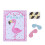2Pièces Autocollants Jeu Table Enfants Flamant Rose 1