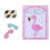2Pièces Autocollants Jeu Table Enfants Flamant Rose 10