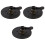 3Pcs Black Rubber Sucking Cups Glass Pullers Strong Grip 2