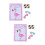 2Pièces Autocollants Jeu Table Enfants Flamant Rose 7