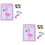 2Pièces Autocollants Jeu Table Enfants Flamant Rose 6