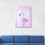 2Pièces Autocollants Jeu Table Enfants Flamant Rose 8