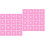 200Pcs Practical Pink Disposable Massage Headrest Mats for Beauty 3