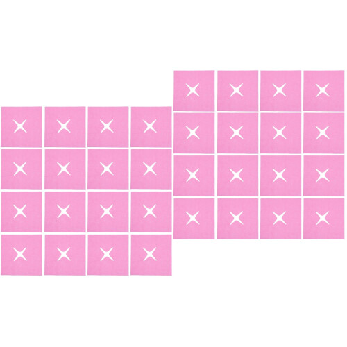 200Pcs Practical Pink Disposable Massage Headrest Mats for Beauty 2