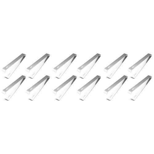 3Sets Lightweight Serving Tong Stainless Steel Kitchen Use 2