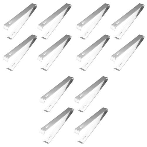 3Sets Lightweight Serving Tong Stainless Steel Kitchen Use 1
