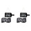 4Pcs Versatile Black Hanging Open Closed Signs for Storefronts 4