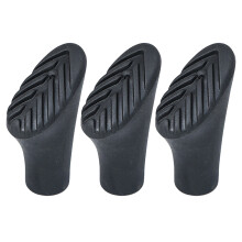 9Pcs Trekking Pole Tip Protectors Black Rubber Covers for Outdoor Use