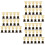 48Pcs Golden Competition Trophy with Smooth Plating for Awards 5