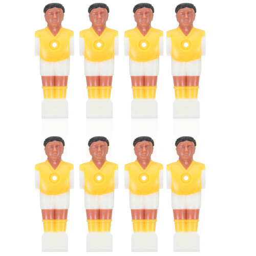 16Pcs Durable Plastic Mini Football Player Figures for Soccer Table