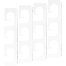 8Pairs Transparent Acrylic Fishing Rod Holders for Garage Storage Rack