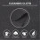300Pcs Durable Black Microfiber Lens Cleaning Cloths for Glasses Use 5