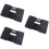 3Pcs Black Weight Scale with Backlight Indicator 7