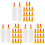 3Sets Supple Pacifier Plastic Milk Bottles for Feeding Young Livestock 3