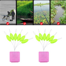 6Pcs Yellow Fishing Bobbers Floaters Set for Multi-Use Durable Angling