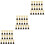 48Pcs Golden Competition Trophy with Smooth Plating for Awards 4