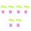 6Pcs Yellow Fishing Bobbers Floaters Set for Multi-Use Durable Angling 4
