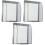 6Pcs Water-Resist Adhesive Outlet Covers Black Pc Socket Protectors 4