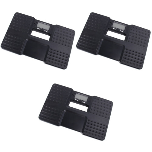 3Pcs Black Weight Scale with Backlight Indicator 2