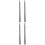 2Pairs Smooth Surface Nylon Drum Sticks Black for Percussion Drummers 6