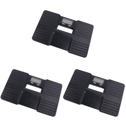 3Pcs Black Weight Scale with Backlight Indicator 1