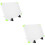 2Sets Magnetic Plastic Whiteboard Dry Erase Board for Home Notes 8