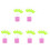 6Pcs Yellow Fishing Bobbers Floaters Set for Multi-Use Durable Angling 3