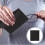 300Pcs Durable Black Microfiber Lens Cleaning Cloths for Glasses Use 6
